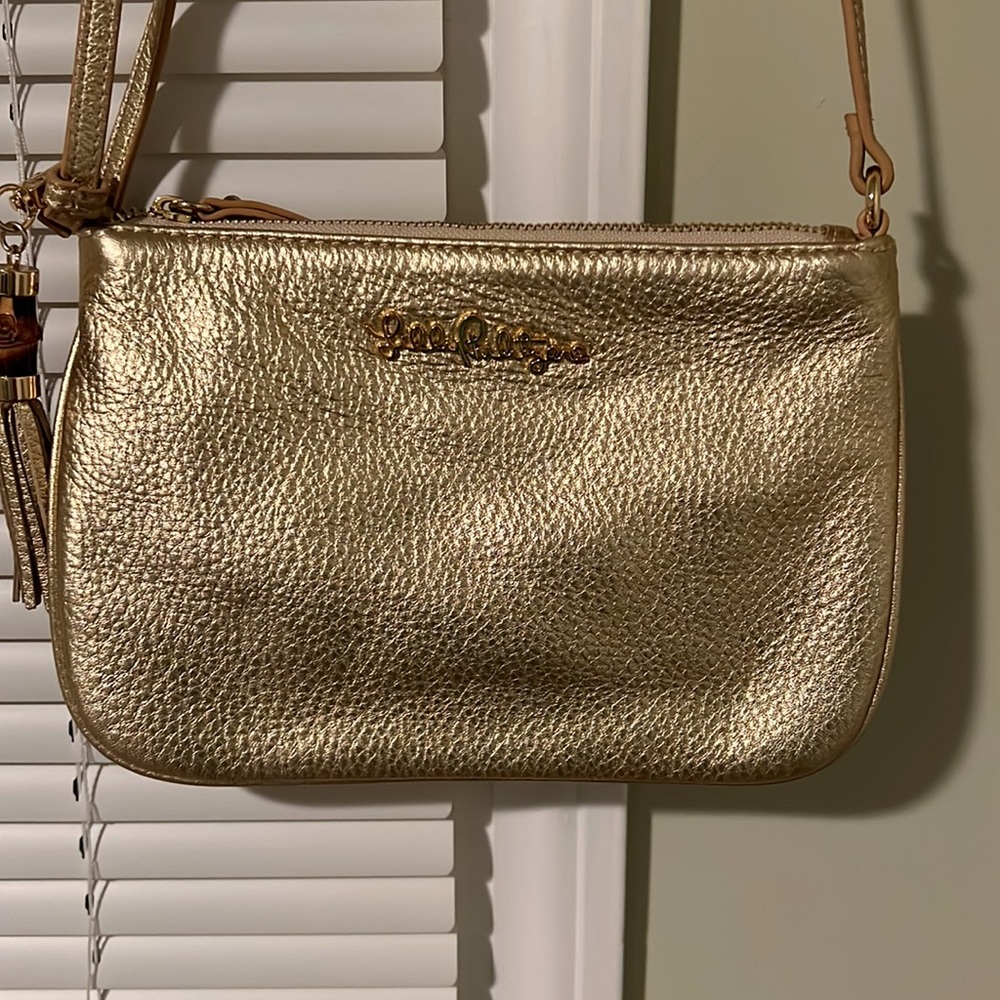 Women's Cruisin Crossbody Bag in Gold - Lilly Pulitzer
